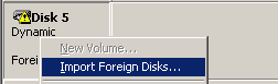 disk shows foreign 2