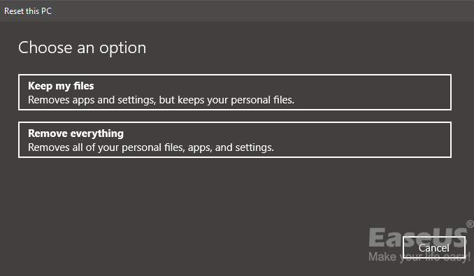 how to factory reset your PC - 2