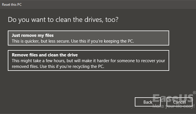 how to factory reset your PC - 4