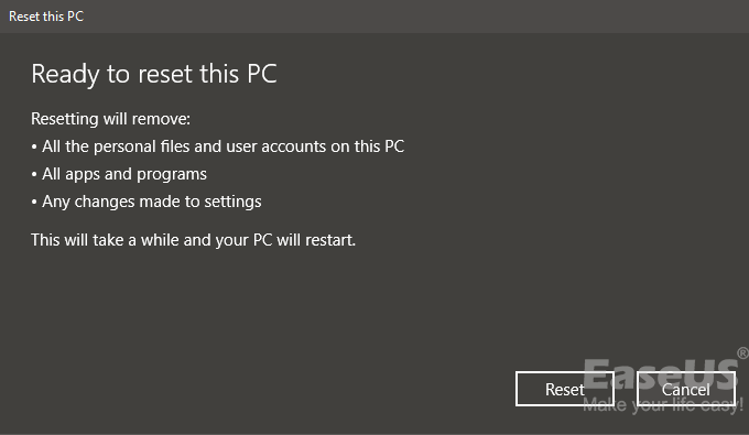 how to factory reset your PC - 5