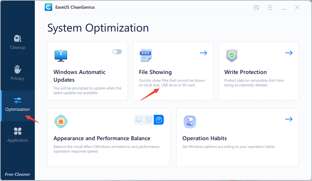 select the drive and check off file system error