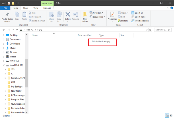 Terpecahkan] Folder Menunjukkan Kosong Meskipun Terdapat File di Windows  10/8/7 - EaseUS