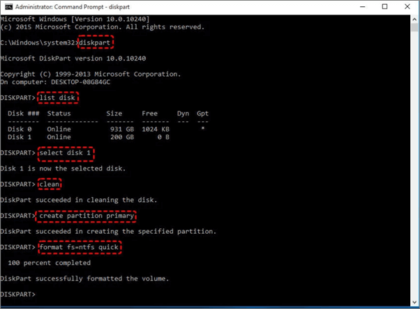 format drive cmd