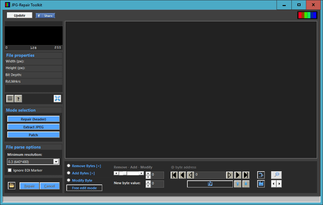perangkat lunak perbaikan foto terbaik untuk PC - JPEG Repair Toolkit