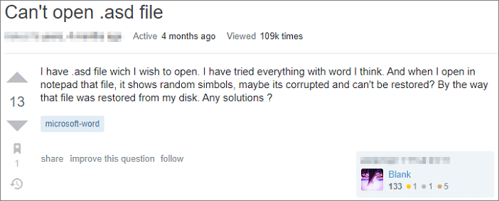 how to open asd files in word