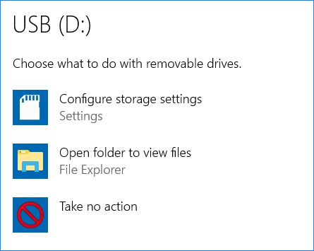 buka drive USB di Windows 10