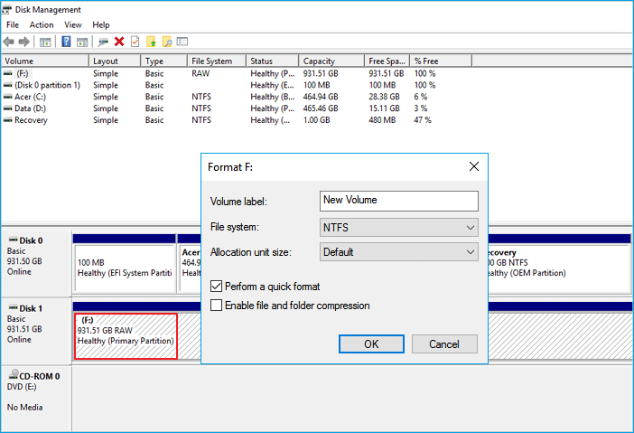 Hard drive tidak muncul
