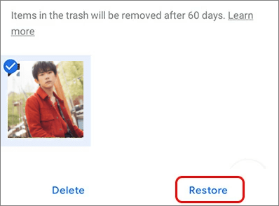 recover deleted files google