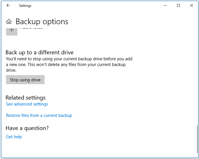 recover files with backup file his