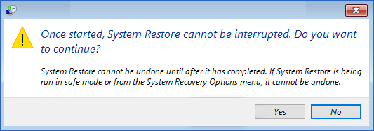 Undo System Restore and bring computer back to the state before it.
