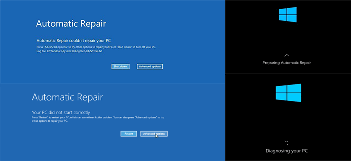 windows automatic repair loop